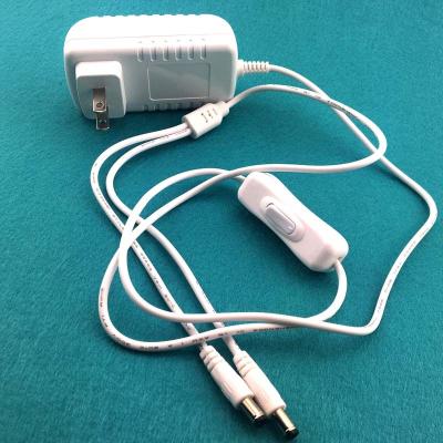 China Class 2 Power Supply White Color US Plug 19v 1.8a AC/DC Adapter 34.2w 19volt 1800ma Charger 19v DC Adapters 1.8a With On-Off Switch ETL PSE for sale