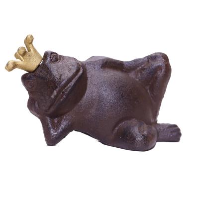 China Rustic Metal Animal Frog Opens Home Decor Accessories for Garden and Bedroom for sale