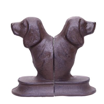 China Rustic Hot Sale Two Dogs Bookends Office Decor Rustic for Country Farmhouse Office Home for sale