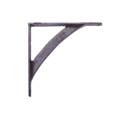 China 90 Degree Wall Mount Vintage Corner Bracket Home Garden Restaurant Villa Hanging Supporting Wood Mount Rest Rack Cast Iron Shelf Support for sale