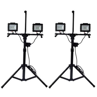 China Aluminum+glass ETL certificated aluminum work light stand tripod 4000 lumen 40w led work light for sale