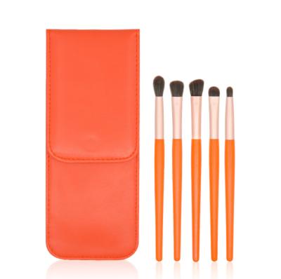 China Hot Selling Brush Kit Beauty Makeup Tools Fan Brush Amazon Makeup Brush Set Eyeshadow Brush 5pcs Makeup Brush Set for sale