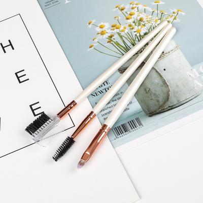 China Angular Blush High Quality Free Sample Make Up Eyebrow Lash Detail Comb Brush Grooming Tool Eyebrow Spoolie Sweep Concealer Lip Brush Set for sale