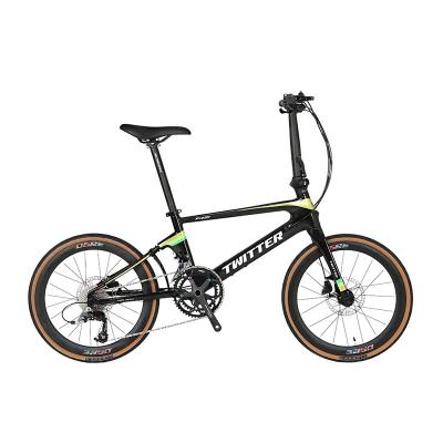 China Hot selling carbon fiber 22 inch bicicleta speed carbon fiber adult frame folding MTB frame bicycle foldable bike for sale