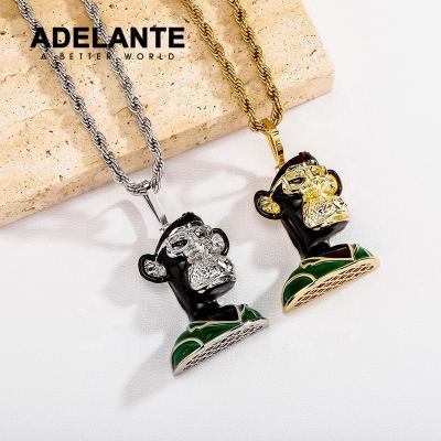 China Hiphop Adelante Hiphop Y2K Fashion NFT CryptoPunks Pendants Iced Out Custom Pendant Crypto Metaverse Custom Pendant Design for sale