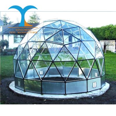 China Diagonal Bracing Type 5 M Garden Igloo Geodesic Dome Tents Glamping For Sale Prefab Dome Tent Houses Custom Made for sale