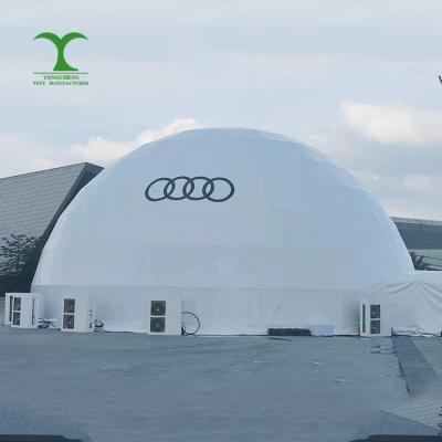 China Good Quality Factory Price Large Geodesic Dome PVC Trade Show Tent Festival Luxury House Tent Outdoor Profesional Event For Auto Show for sale