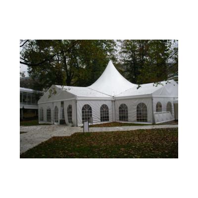 China Quality Assurance 100km/h 8level Polygon Extended Type Windproof Glamping Tent for sale