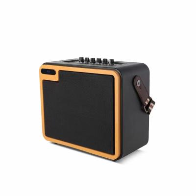 China Outdoor AirPlay Karaoke Music Mic Speaker BT Battery Wireless Vintage Woofer Handbag BT Speaker CH004 for sale