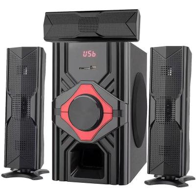 China Mini System 6inch 3.1 Channel Subwoofer Home Theater Speaker System With USB SD BT FM Remote Combo A3 Speaker for sale