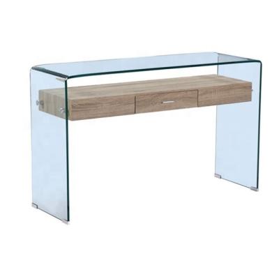 China E-commerce wholesale hot sale cooling glass console table for bedroom living room for sale