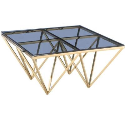 China Simple Cover Design Removable Scandinavian Dubai Metal Contemporary Lady Hammered Coffee Table for sale