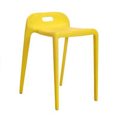 China Cooling Plastic Chair China Bent Chairs Party Moder Fancy Dining Set PP Peep Single Armed Adult Yellow Turkey Single Simple Loose Seated for sale