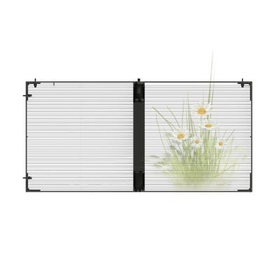 China Indoor Outdoor Transparent Glass Led Display Screen For HD Digital Video Wall In Shopping Mall Windows for sale