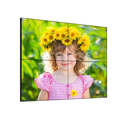 China Indoor 1080p Hd 2x2 3x3 4x4 Ultra Shrink Bezel 55 Inch Digital Lcd Wall Splicing Screen Advertising Signage Video for sale