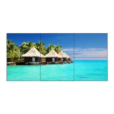 China Factory Price Indoor Narrow 2x2 3x3 4x4 Wall Advertising Display Screen LCD TV Video Wall Bezellcd For Sale for sale