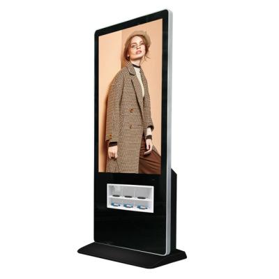 China 55 Inch Cell Phone Charging Kiosk , Mobile Charging Phones LCD Digital Signage for sale