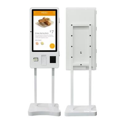 China 32 Inch Desktop/colomn Android Or Windows Self Service Kiosk With Printer Scanner for sale