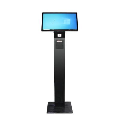 China 15.6 21.5 32 Zoll Selbstbestellkiosk Werbung Touchscreen Kiosk Windows 10 Touchscreen Information Kiosk Selbstbedienung Ticketing Kiosk mit thermischem Drucker und QR-Code-Scanner zu verkaufen