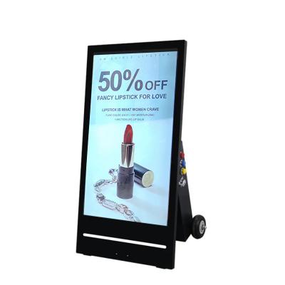 China Android Wifi 43 55 65 Inch  Outdoor Lcd Kiosk Poster Panel Screen 4K Portable Lcd Display for sale