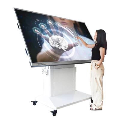 Chine Tableau blanc électronique de levage 65-101 pouces Touch 4K Référence d'enseignement Réunion Smart Touch Tableau blanc numérique à vendre