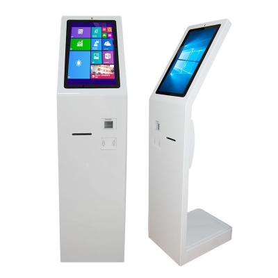 China 19 Inch Touch Screen Digital Signage All In One Pc Stand Computer Lcd Screen With Printer for sale