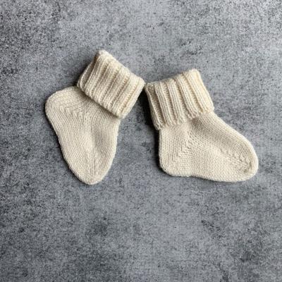 China Breathable Custom Organic Cute Crochet Cotton Baby Gift Knitting Booties for sale