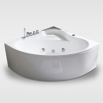 China Eco-friendly Material Acrylic Massage Bathtub And Shower Panel With Waterfall For 2 Person for sale