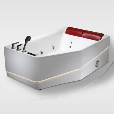 China Eco-friendly Material Freestanding Luxury Whirlpool Massage Bathtub For Adults for sale