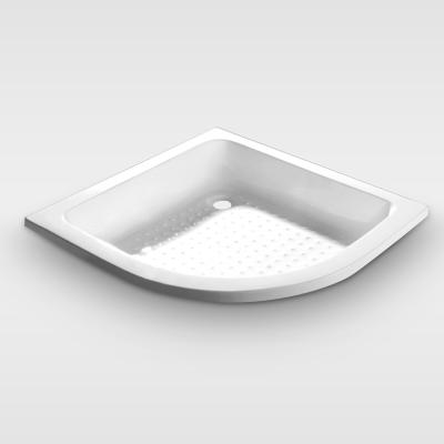 China Eco - Friendly 600mm Wash Shower Tray Plastic Deep Basin Area Pure White Drop for sale