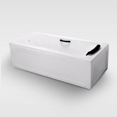 China Eco-friendly Material Top Quality Acrylic Built In Cheap Soaking Tub With ABS Control Panel for sale