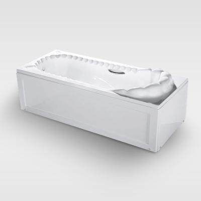 China High quality eco-friendly material built in beautiful form drop in acrylic bathtubs simple function for sale