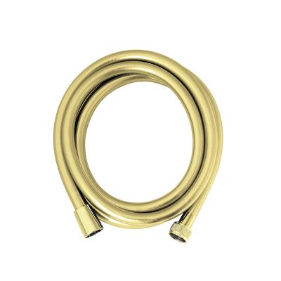 China Sense Faucets Shiny Gold PVC Reinforced Shower Hose for sale