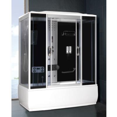 China With Glass Frame Luxury Steam Shower Cabin With Massage Function For Adult for sale