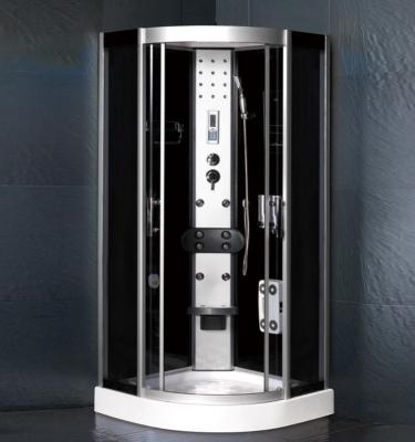 China With View Design Cheap Nice Shower Enclosures With Steam And Computer Panel for sale