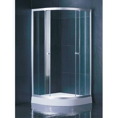 China With View Simple Popular Design Shower Enclosure With Acrylic Shower Tray for sale