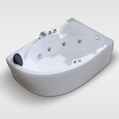 China Eco - Friendly Acrylic Walk In 1 Person Wedge - Shaped Hot Tub For Massage for sale