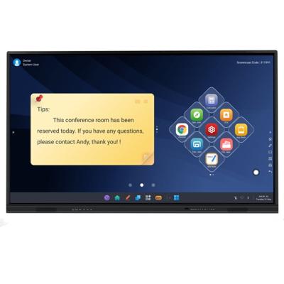China 65 Interactive Touch Screen Monitor 75 86 98 Inch Smart Touch Whiteboard for sale
