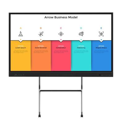 Cina LCD Smart Board Display Meeting Digital Interactive Whiteboard Scuola Insegnamento Educazione Smart Board elettronico 4k in vendita