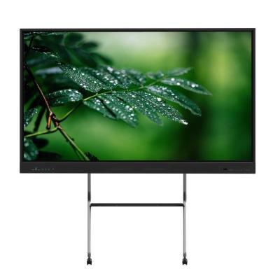 China Wandmontiert 65 75 86 Zoll Multo Touch Android Betrieb LCD Smart Board mit Anti-Glanz gehärtetem Glas Anti-Blau USB Typ-C HDMI OUT zu verkaufen