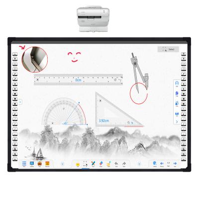 China Elektronische DTV Optische Interactieve Whiteboard 2 Aanrakingspunten Te koop