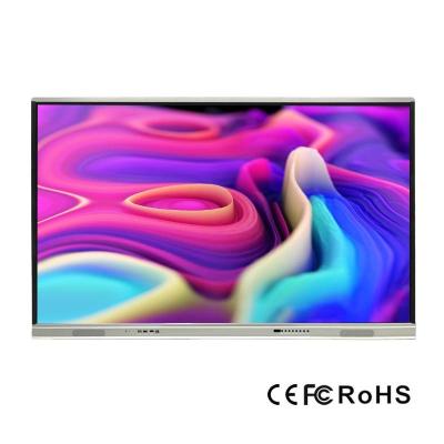 China altos tableros elegantes de la exactitud 2m m de la pantalla plana interactiva Anti-azul para el negocio 4K en venta