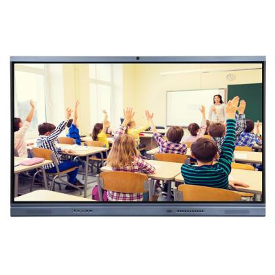 China 55 Inch 65 Inch 75 Inch 86 Inch LED Smart Screen Interactive Flat Panel Online For Classroom for sale