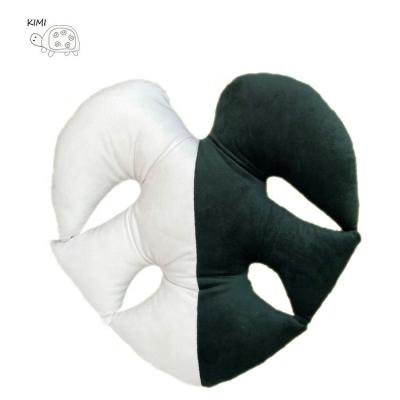 China New Arrival Portable Soft Velvet Plush Vivid Leaf Shape Pillow Custom Make Printing Plants Tile for sale