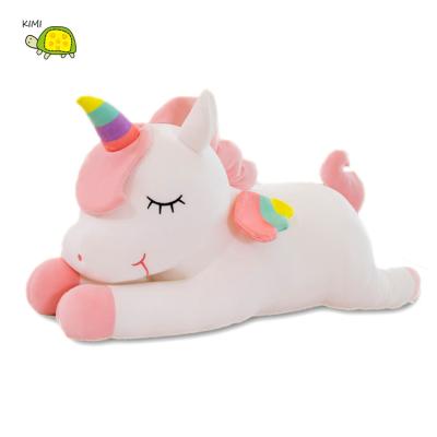 China Wholesale Cheap Soft Stuffed Doll Product Plush Stuffed Unicorn Animal Doll Cute Unicorn Pillow Toy In Home Decor for sale