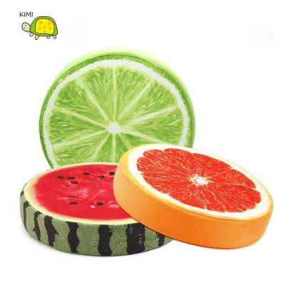 China Good Quality 3D Digital Printing Removable Fruit Seating Cushion Throw Fruit Pillow For Home Decoration for sale