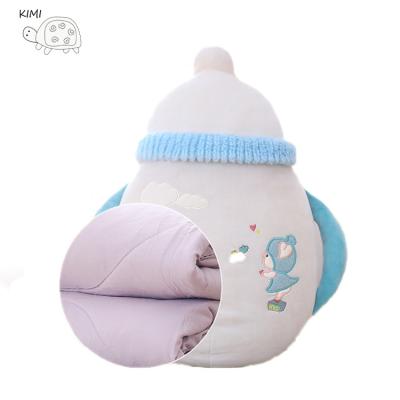 China Portable Sleeping Blanket And Pillow Cartoon Travel Pillow With Blanket Set for sale