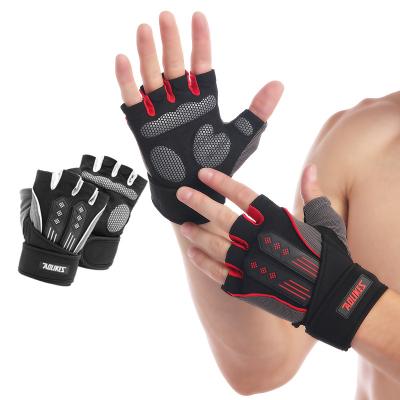 China Aolikes Unisex Customized Sports Gloves Fitness Adjustable Boxing Gloves for sale