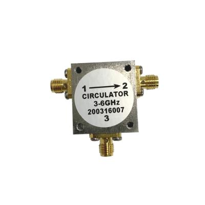 China 20W Microwave RF Circulator Isolator 3GHZ-6GHZ SMA Female for sale