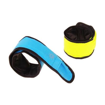 China High Quality Custom Sports Running LED Armband Cheer Bracelet Snap Nylon Slap Band for sale